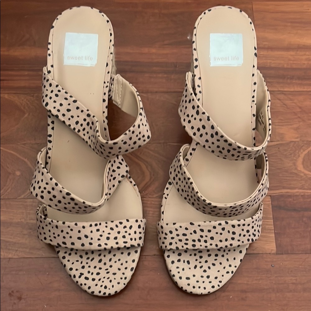 Women's Sweet Life Leopard Tan Sandals